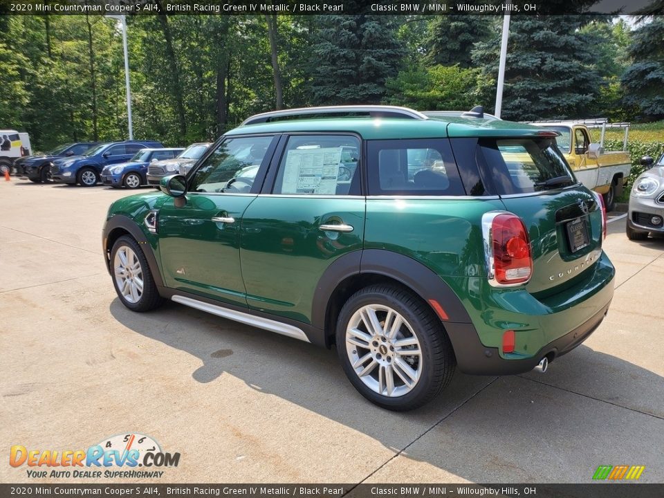 2020 Mini Countryman Cooper S All4 British Racing Green IV Metallic / Black Pearl Photo #2