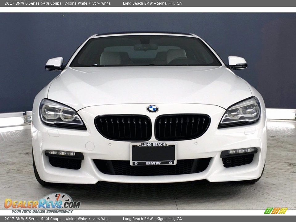 2017 BMW 6 Series 640i Coupe Alpine White / Ivory White Photo #2