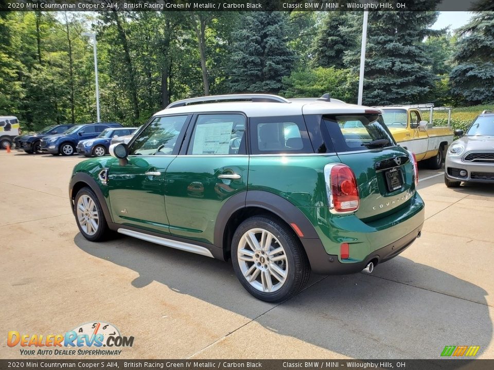 2020 Mini Countryman Cooper S All4 British Racing Green IV Metallic / Carbon Black Photo #2