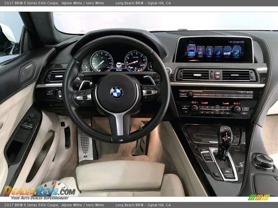 Dashboard of 2017 BMW 6 Series 640i Coupe Photo #4