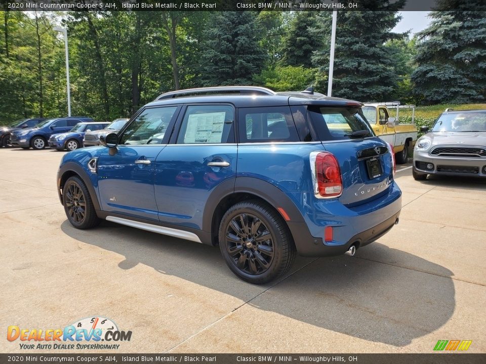2020 Mini Countryman Cooper S All4 Island Blue Metallic / Black Pearl Photo #2
