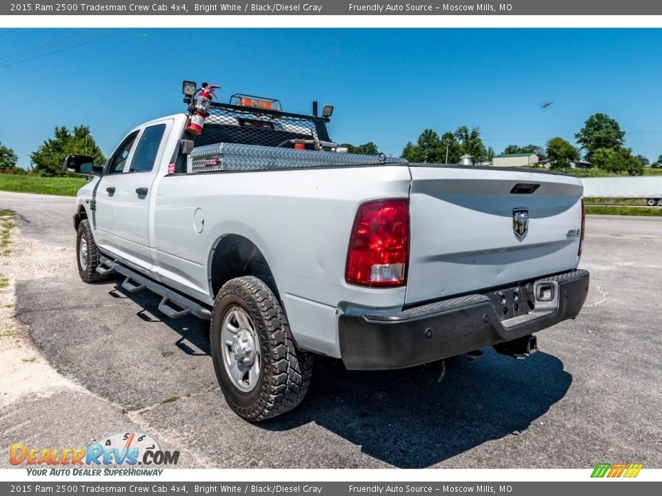 2015 Ram 2500 Tradesman Crew Cab 4x4 Bright White / Black/Diesel Gray Photo #6