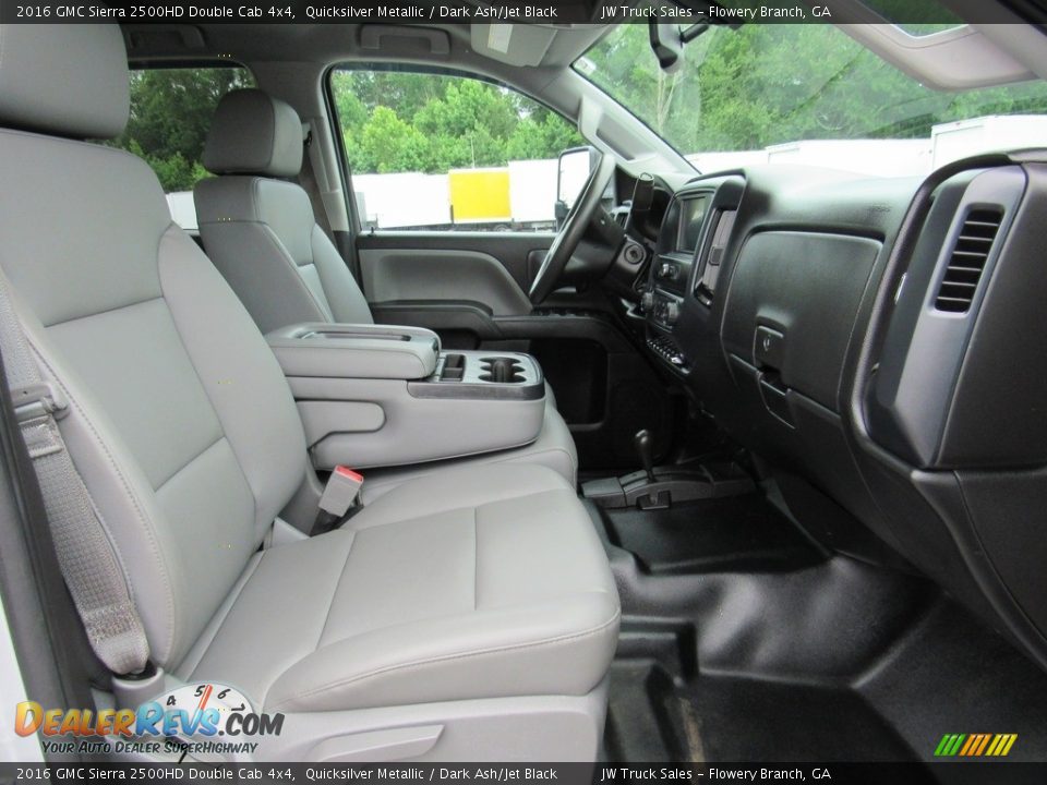 Dark Ash/Jet Black Interior - 2016 GMC Sierra 2500HD Double Cab 4x4 Photo #36