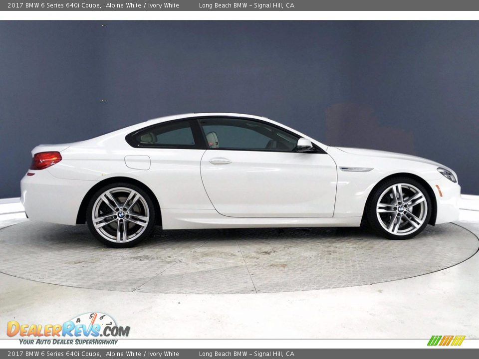 Alpine White 2017 BMW 6 Series 640i Coupe Photo #14