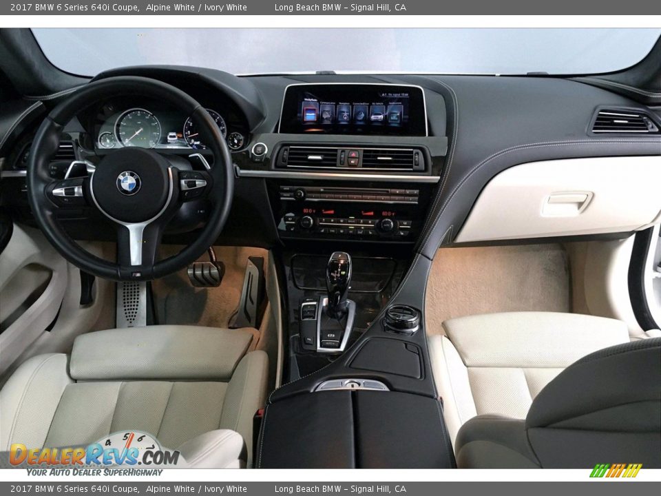 Dashboard of 2017 BMW 6 Series 640i Coupe Photo #15