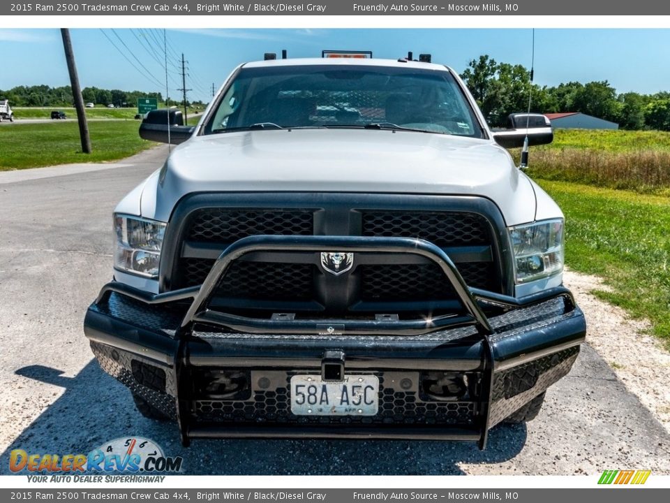 2015 Ram 2500 Tradesman Crew Cab 4x4 Bright White / Black/Diesel Gray Photo #11