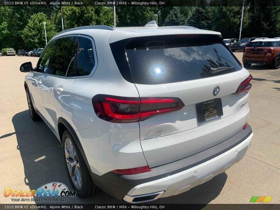 2020 BMW X5 xDrive40i Alpine White / Black Photo #2