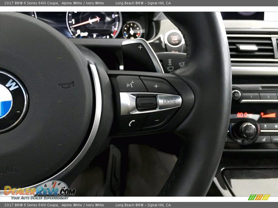 2017 BMW 6 Series 640i Coupe Steering Wheel Photo #19