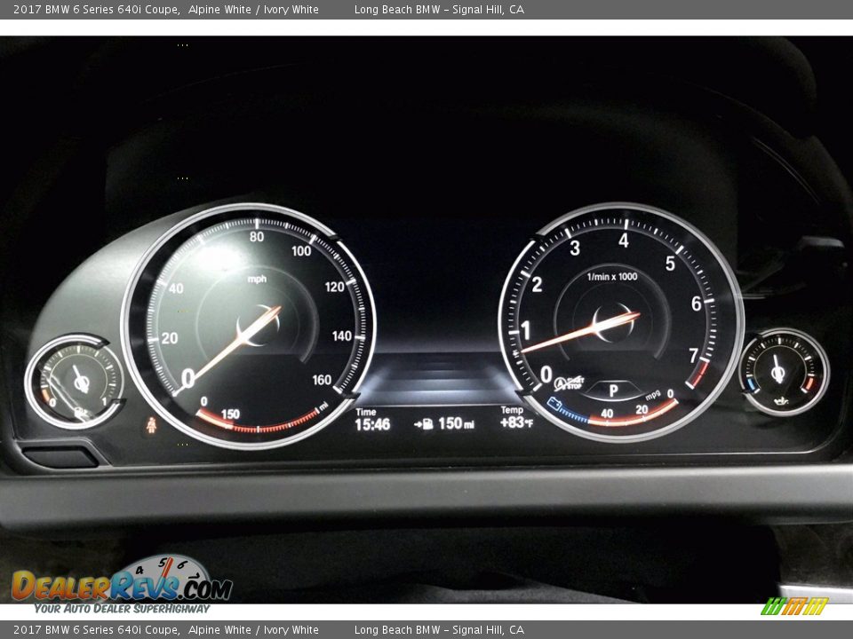 2017 BMW 6 Series 640i Coupe Gauges Photo #20