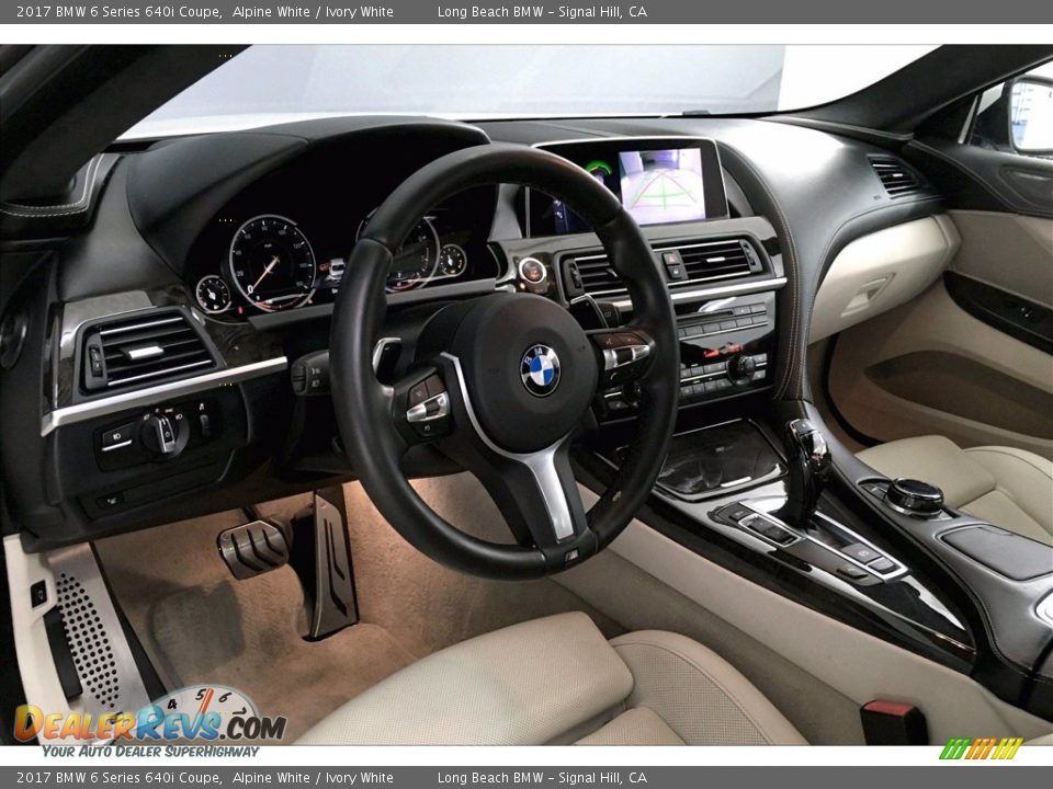 Dashboard of 2017 BMW 6 Series 640i Coupe Photo #21