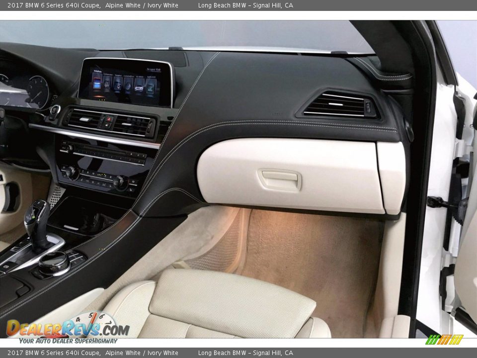 Dashboard of 2017 BMW 6 Series 640i Coupe Photo #22
