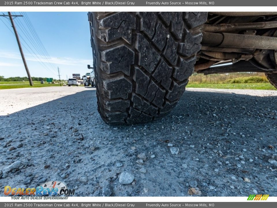 2015 Ram 2500 Tradesman Crew Cab 4x4 Bright White / Black/Diesel Gray Photo #18