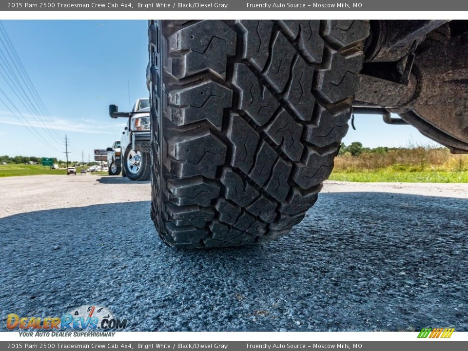 2015 Ram 2500 Tradesman Crew Cab 4x4 Bright White / Black/Diesel Gray Photo #19