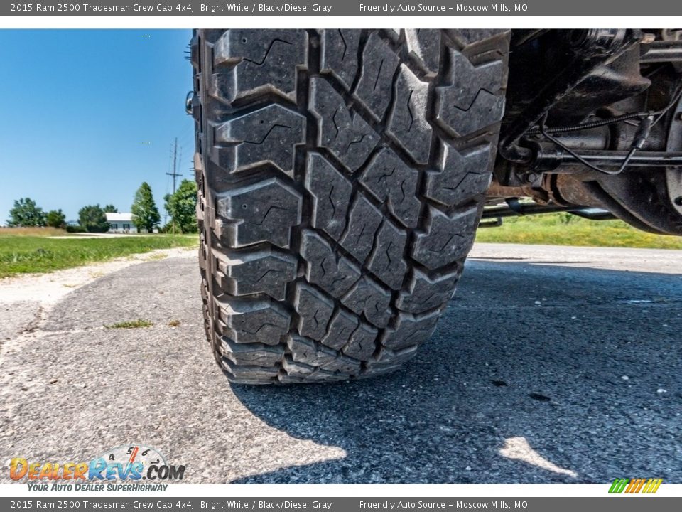 2015 Ram 2500 Tradesman Crew Cab 4x4 Bright White / Black/Diesel Gray Photo #20