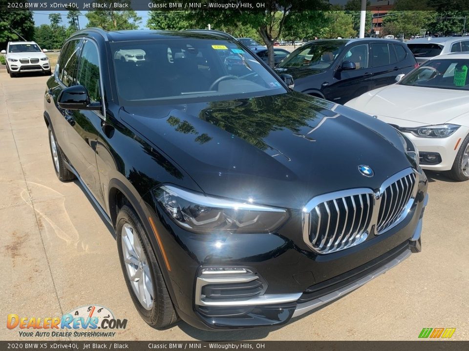 2020 BMW X5 xDrive40i Jet Black / Black Photo #1