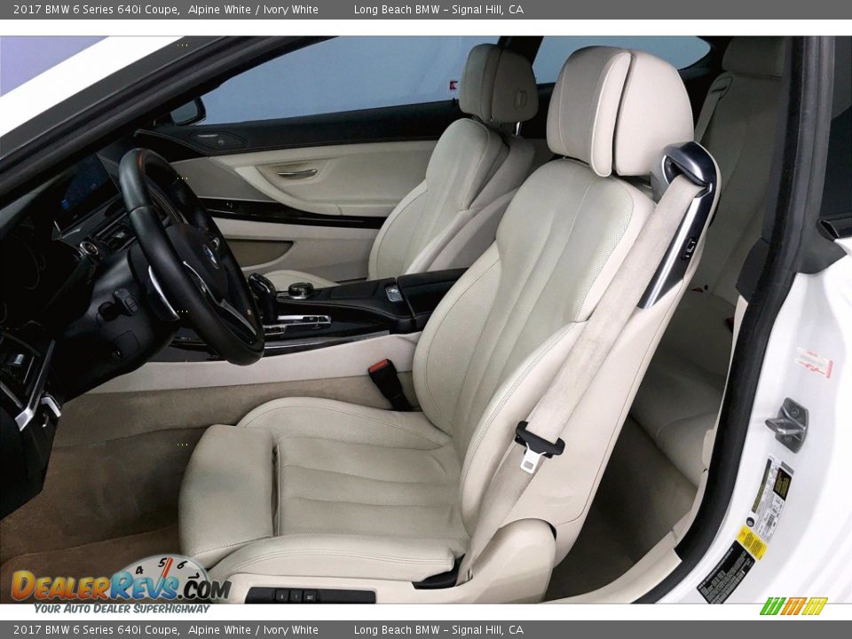 Front Seat of 2017 BMW 6 Series 640i Coupe Photo #27