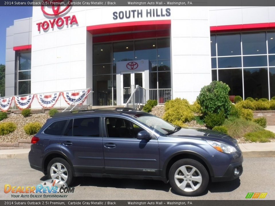 2014 Subaru Outback 2.5i Premium Carbide Gray Metallic / Black Photo #2