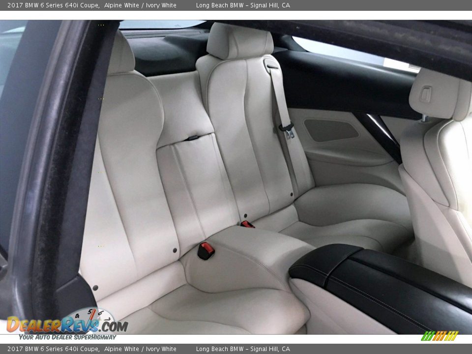 Rear Seat of 2017 BMW 6 Series 640i Coupe Photo #28