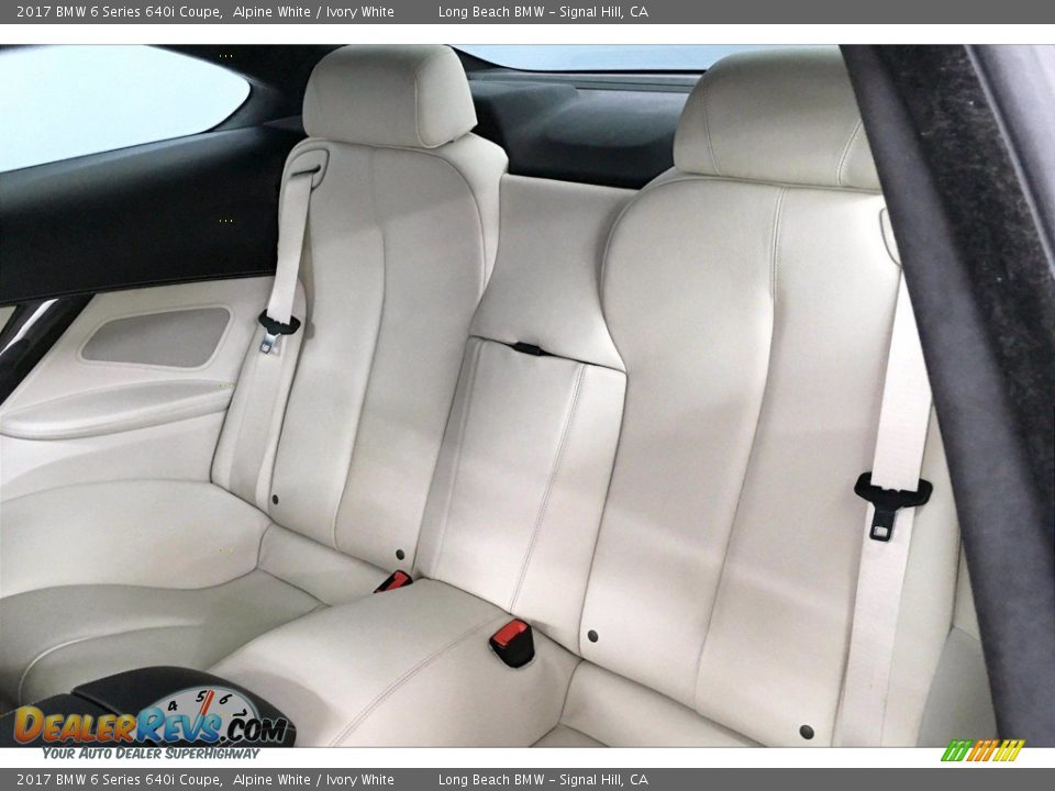 Rear Seat of 2017 BMW 6 Series 640i Coupe Photo #29