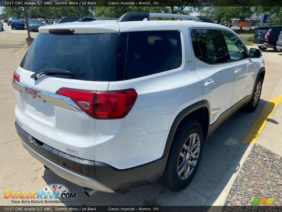 2017 GMC Acadia SLT AWD Summit White / Jet Black Photo #2