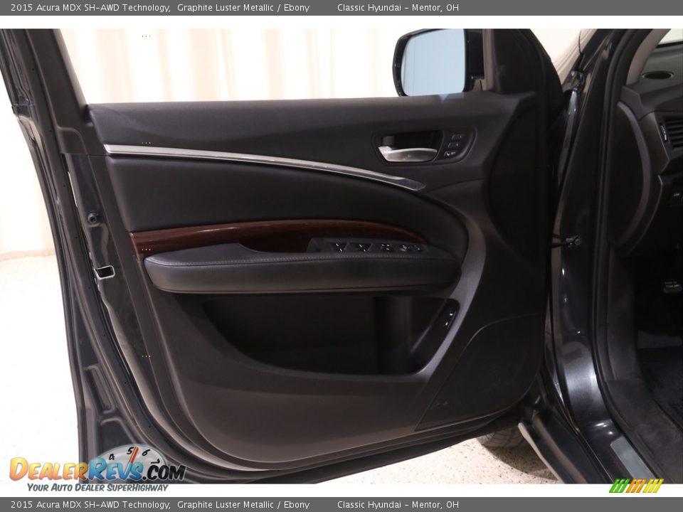 2015 Acura MDX SH-AWD Technology Graphite Luster Metallic / Ebony Photo #4