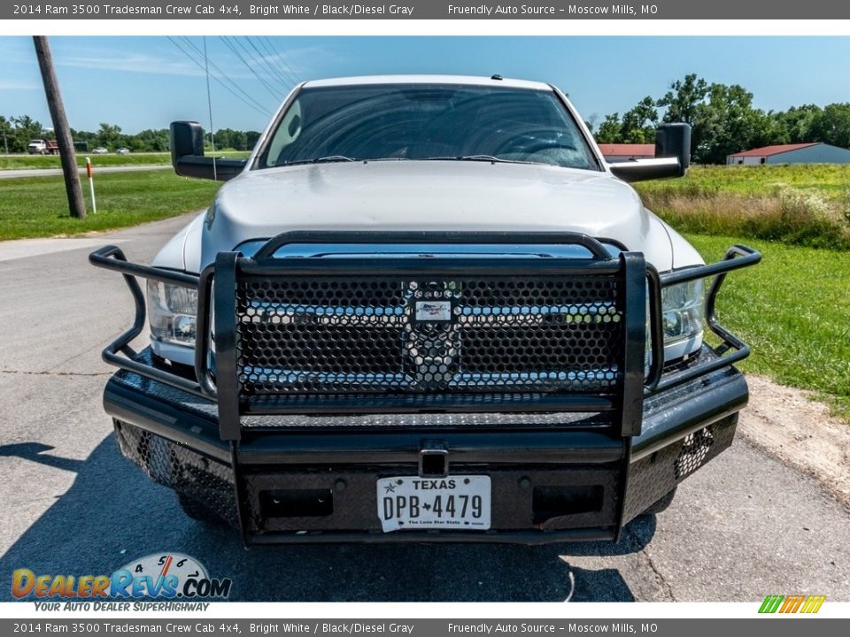 2014 Ram 3500 Tradesman Crew Cab 4x4 Bright White / Black/Diesel Gray Photo #19