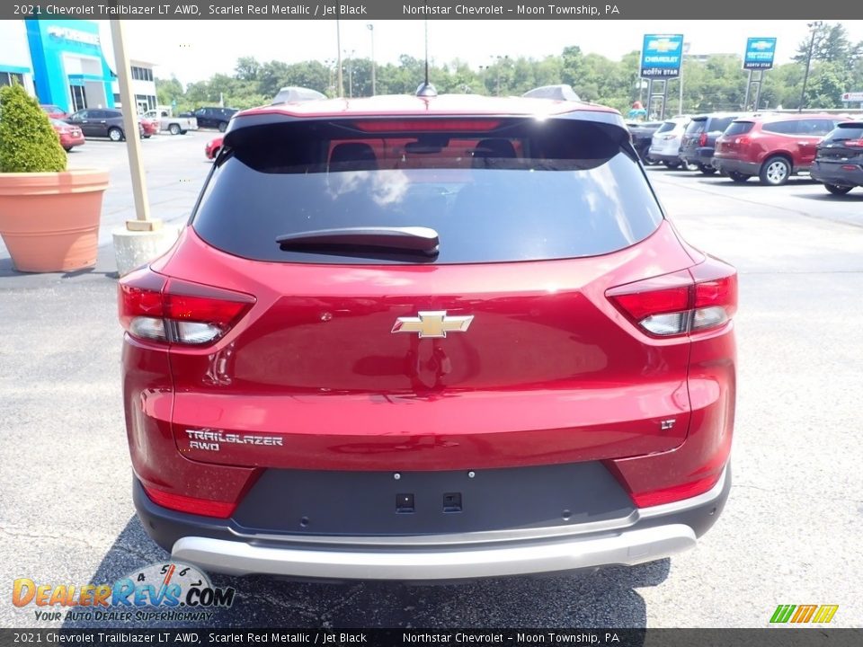 2021 Chevrolet Trailblazer LT AWD Scarlet Red Metallic / Jet Black Photo #5