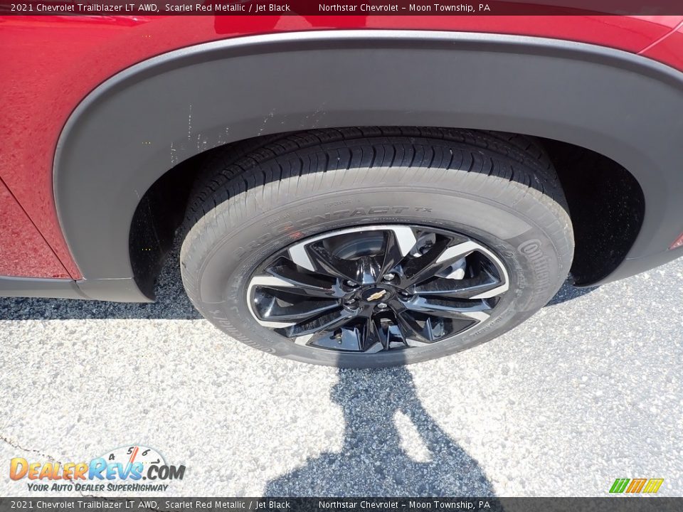2021 Chevrolet Trailblazer LT AWD Scarlet Red Metallic / Jet Black Photo #10