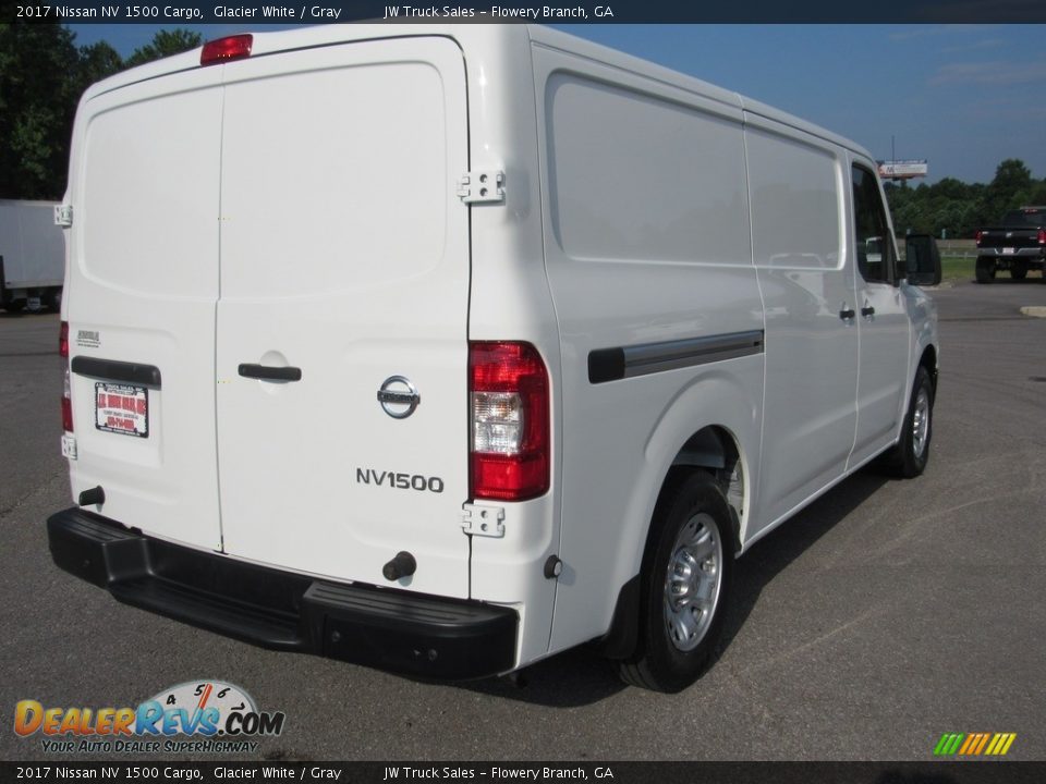 2017 Nissan NV 1500 Cargo Glacier White / Gray Photo #3