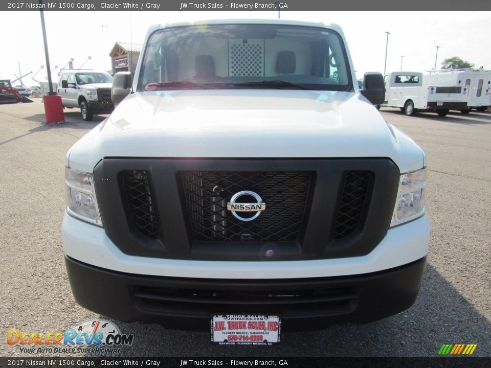 2017 Nissan NV 1500 Cargo Glacier White / Gray Photo #6