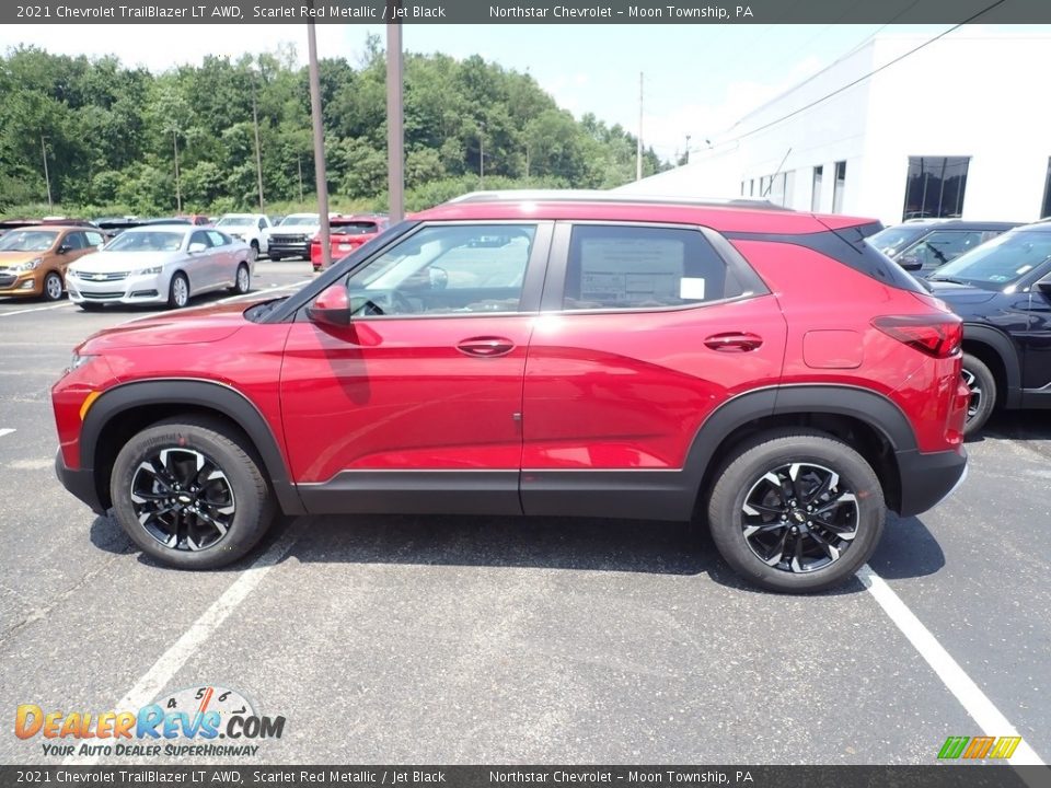 2021 Chevrolet TrailBlazer LT AWD Scarlet Red Metallic / Jet Black Photo #3