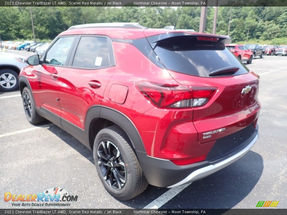 2021 Chevrolet TrailBlazer LT AWD Scarlet Red Metallic / Jet Black Photo #4