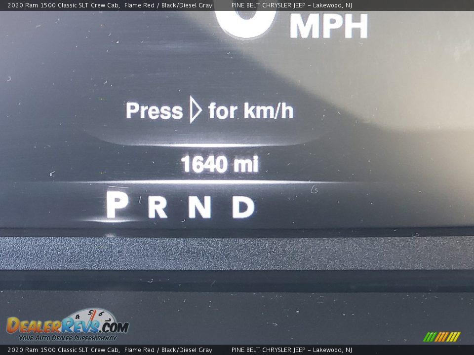 2020 Ram 1500 Classic SLT Crew Cab Flame Red / Black/Diesel Gray Photo #3