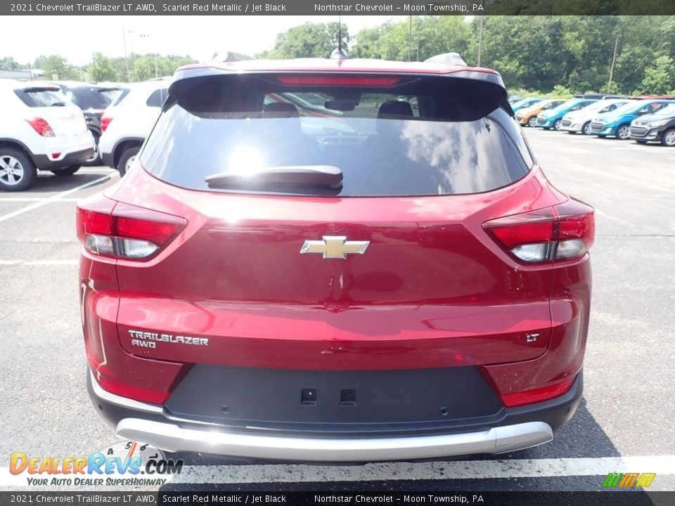 2021 Chevrolet TrailBlazer LT AWD Scarlet Red Metallic / Jet Black Photo #5