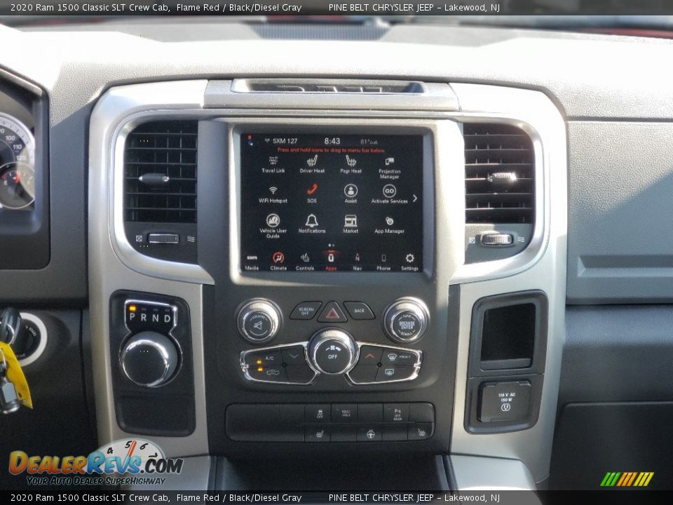 2020 Ram 1500 Classic SLT Crew Cab Flame Red / Black/Diesel Gray Photo #4