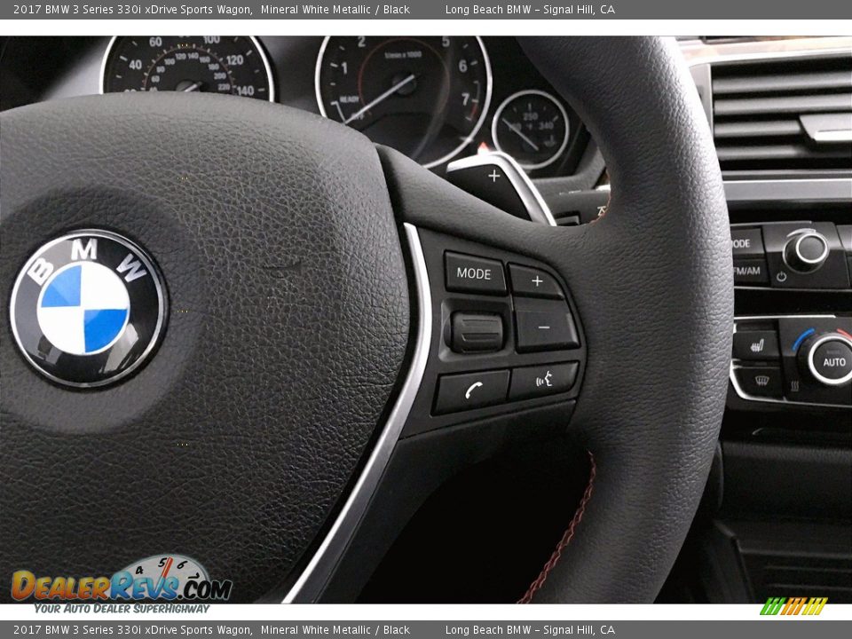 2017 BMW 3 Series 330i xDrive Sports Wagon Steering Wheel Photo #19