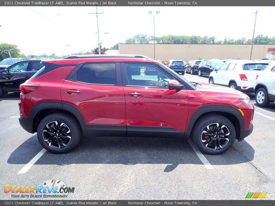 2021 Chevrolet TrailBlazer LT AWD Scarlet Red Metallic / Jet Black Photo #7