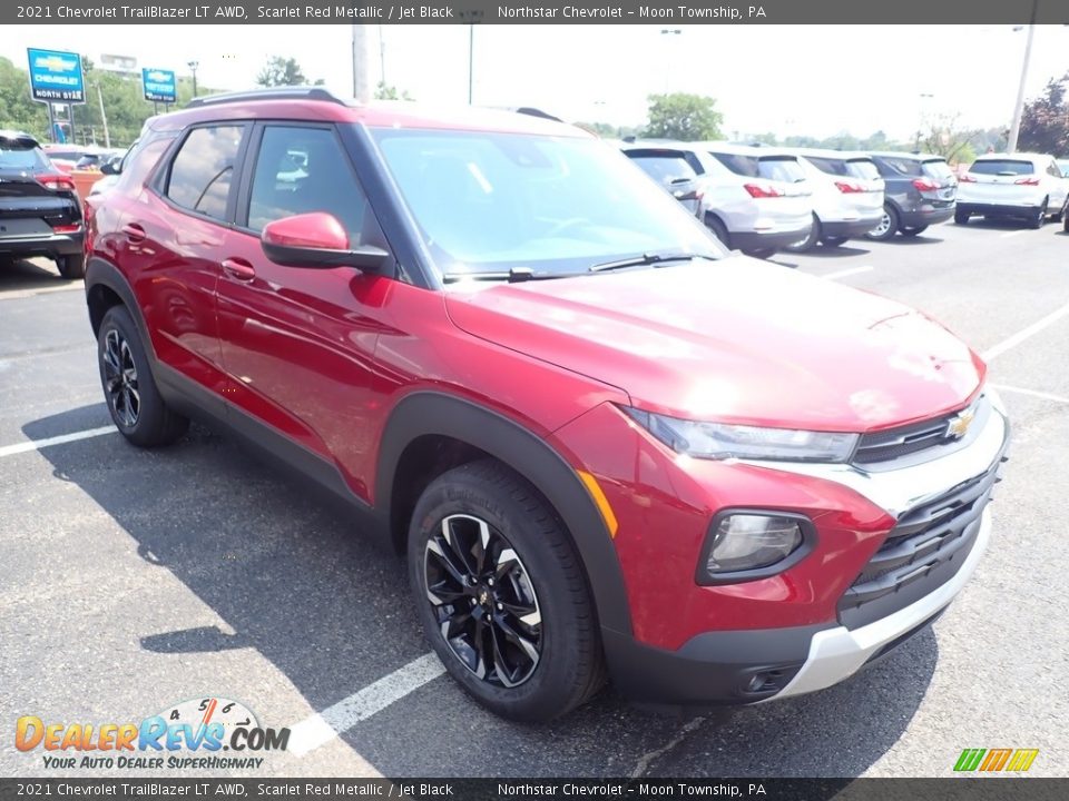 2021 Chevrolet TrailBlazer LT AWD Scarlet Red Metallic / Jet Black Photo #8