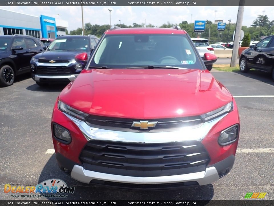 2021 Chevrolet TrailBlazer LT AWD Scarlet Red Metallic / Jet Black Photo #9