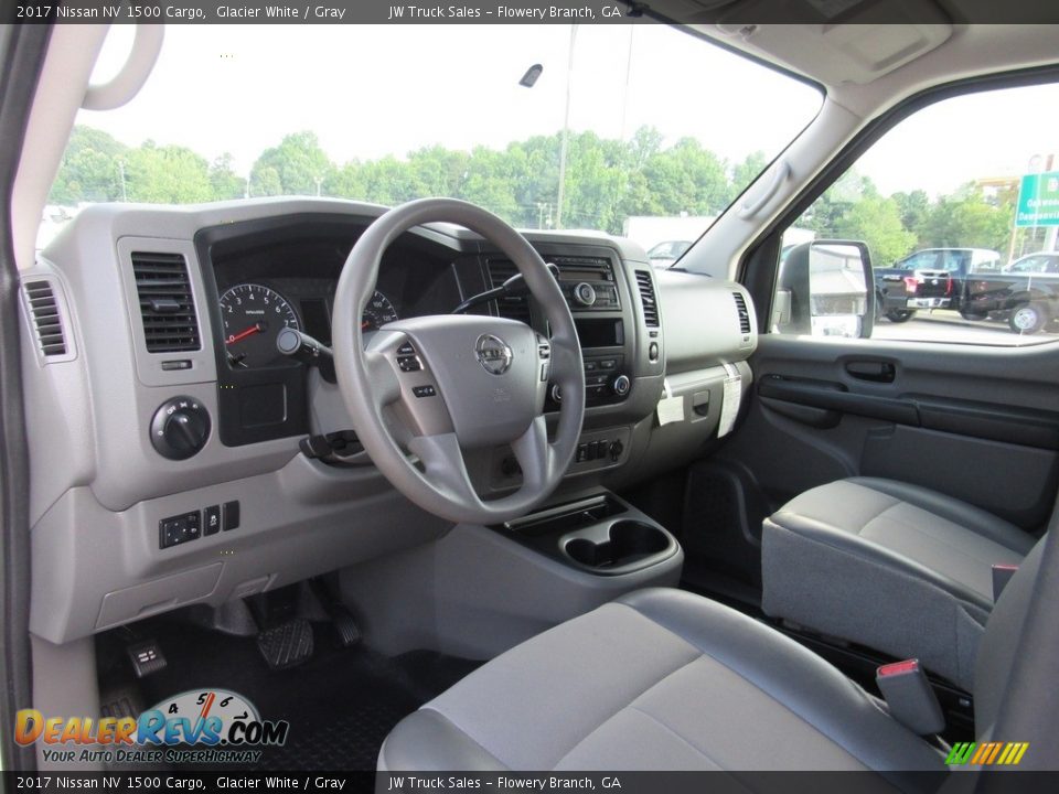 Gray Interior - 2017 Nissan NV 1500 Cargo Photo #19