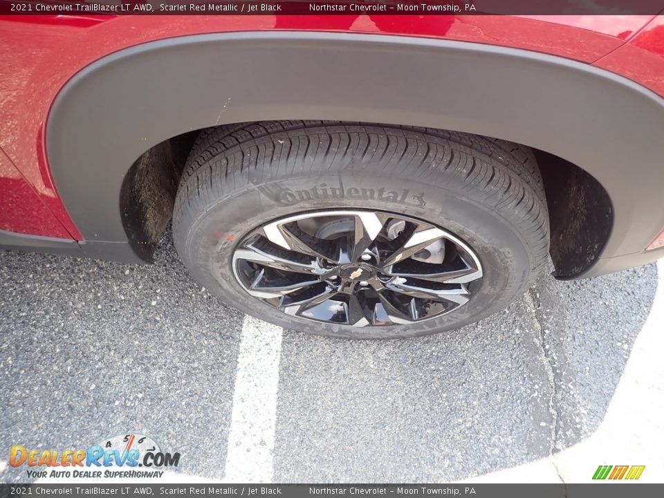 2021 Chevrolet TrailBlazer LT AWD Scarlet Red Metallic / Jet Black Photo #10