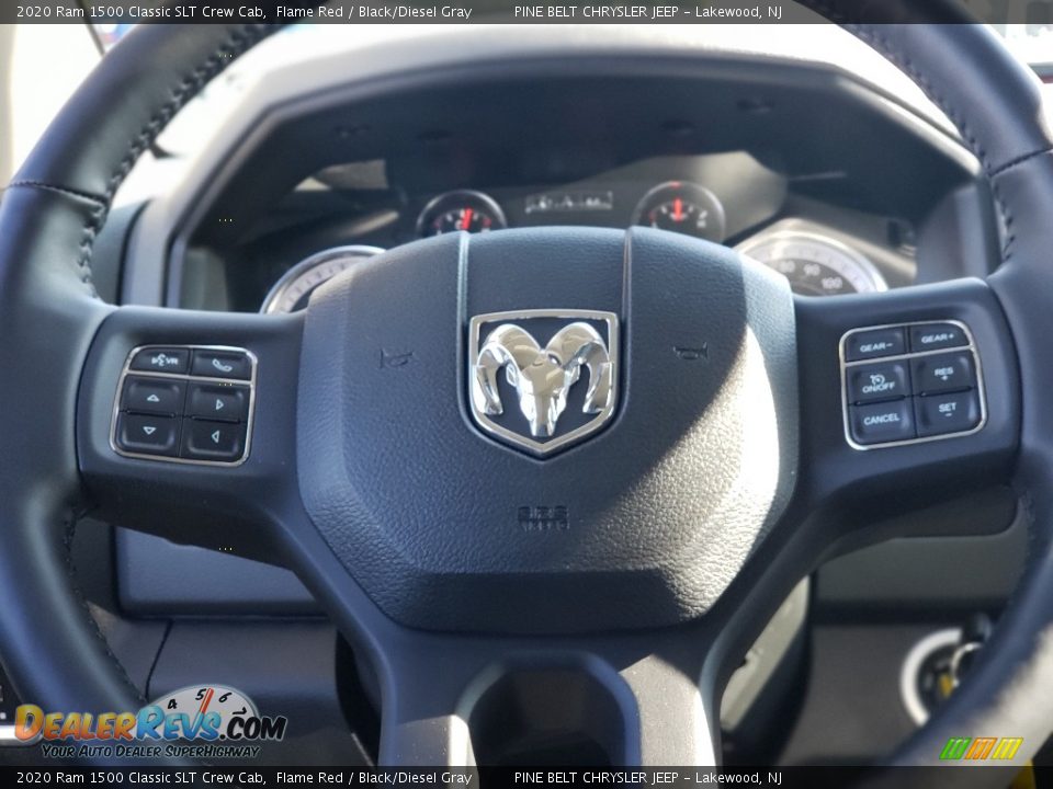 2020 Ram 1500 Classic SLT Crew Cab Flame Red / Black/Diesel Gray Photo #12