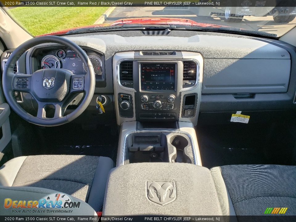 2020 Ram 1500 Classic SLT Crew Cab Flame Red / Black/Diesel Gray Photo #13