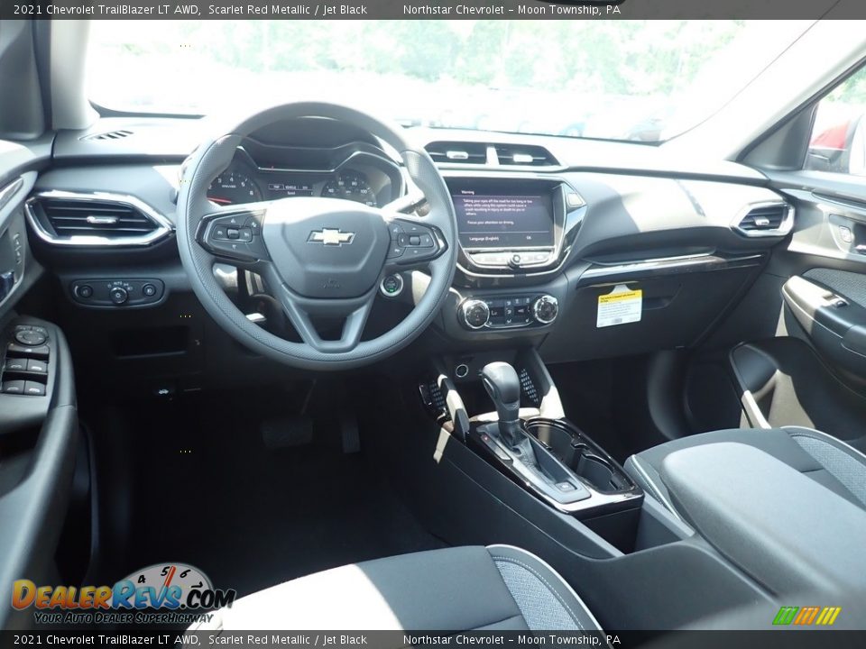 2021 Chevrolet TrailBlazer LT AWD Scarlet Red Metallic / Jet Black Photo #14