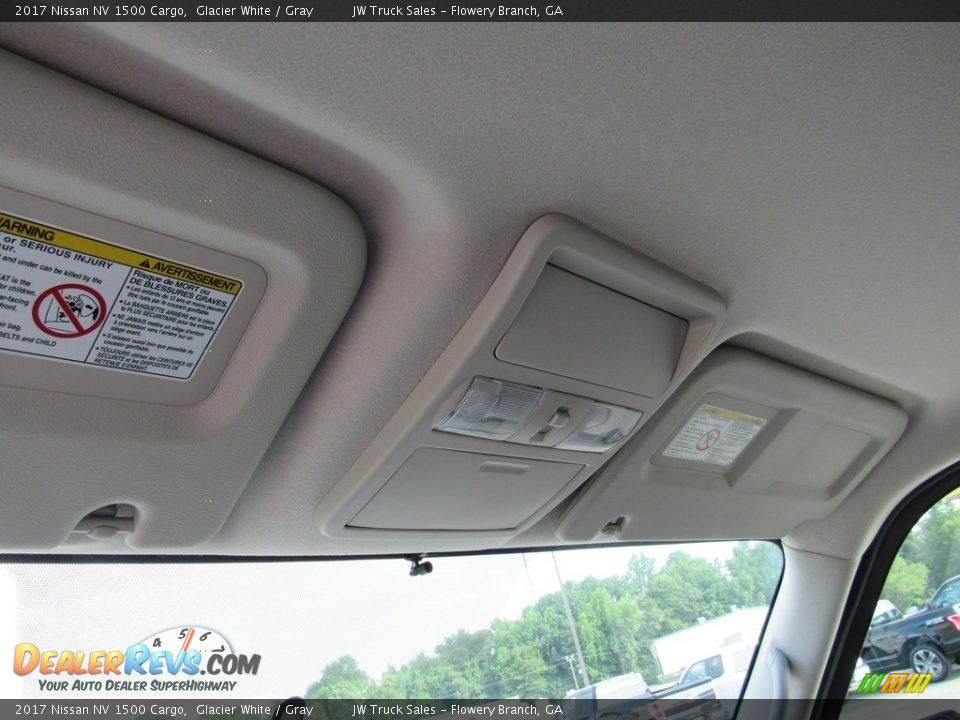 2017 Nissan NV 1500 Cargo Glacier White / Gray Photo #27