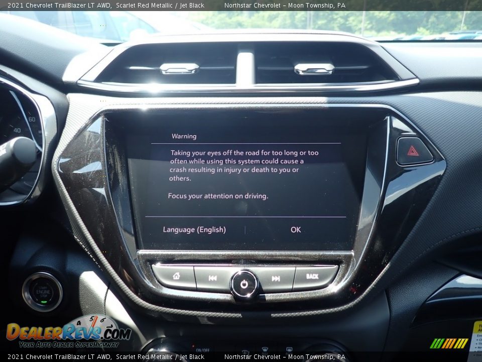 2021 Chevrolet TrailBlazer LT AWD Scarlet Red Metallic / Jet Black Photo #18