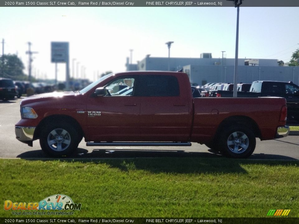 2020 Ram 1500 Classic SLT Crew Cab Flame Red / Black/Diesel Gray Photo #17