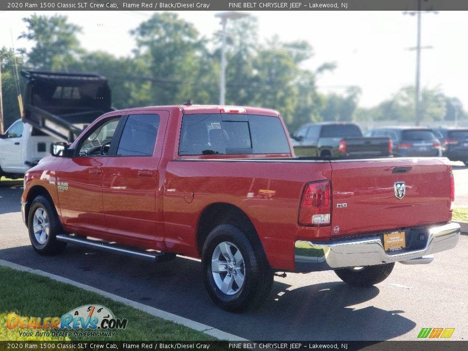 2020 Ram 1500 Classic SLT Crew Cab Flame Red / Black/Diesel Gray Photo #18