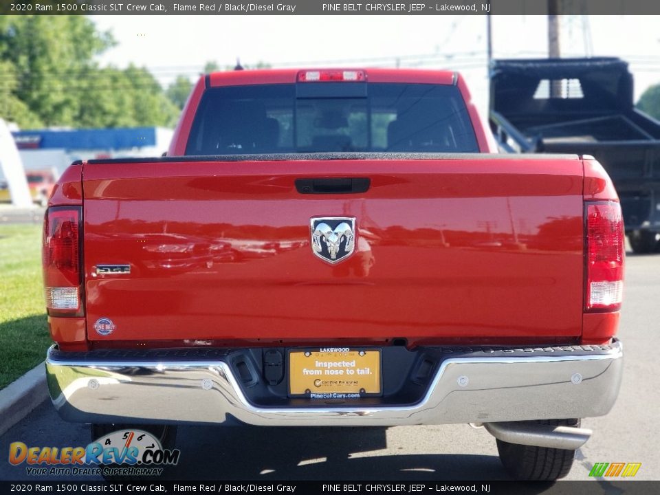 2020 Ram 1500 Classic SLT Crew Cab Flame Red / Black/Diesel Gray Photo #19