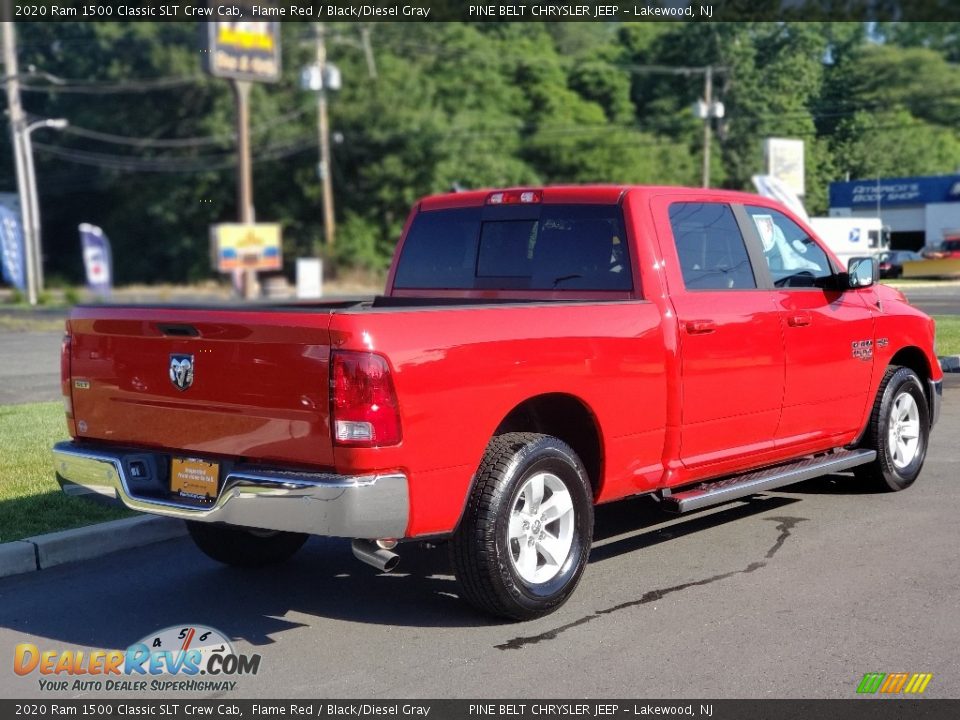 2020 Ram 1500 Classic SLT Crew Cab Flame Red / Black/Diesel Gray Photo #20